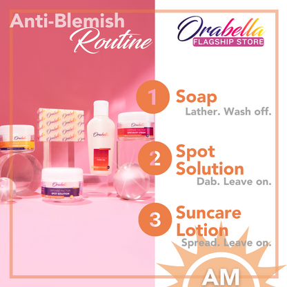 Orabella DFS Natural Skin Care Set x1 Set of 5 Products
