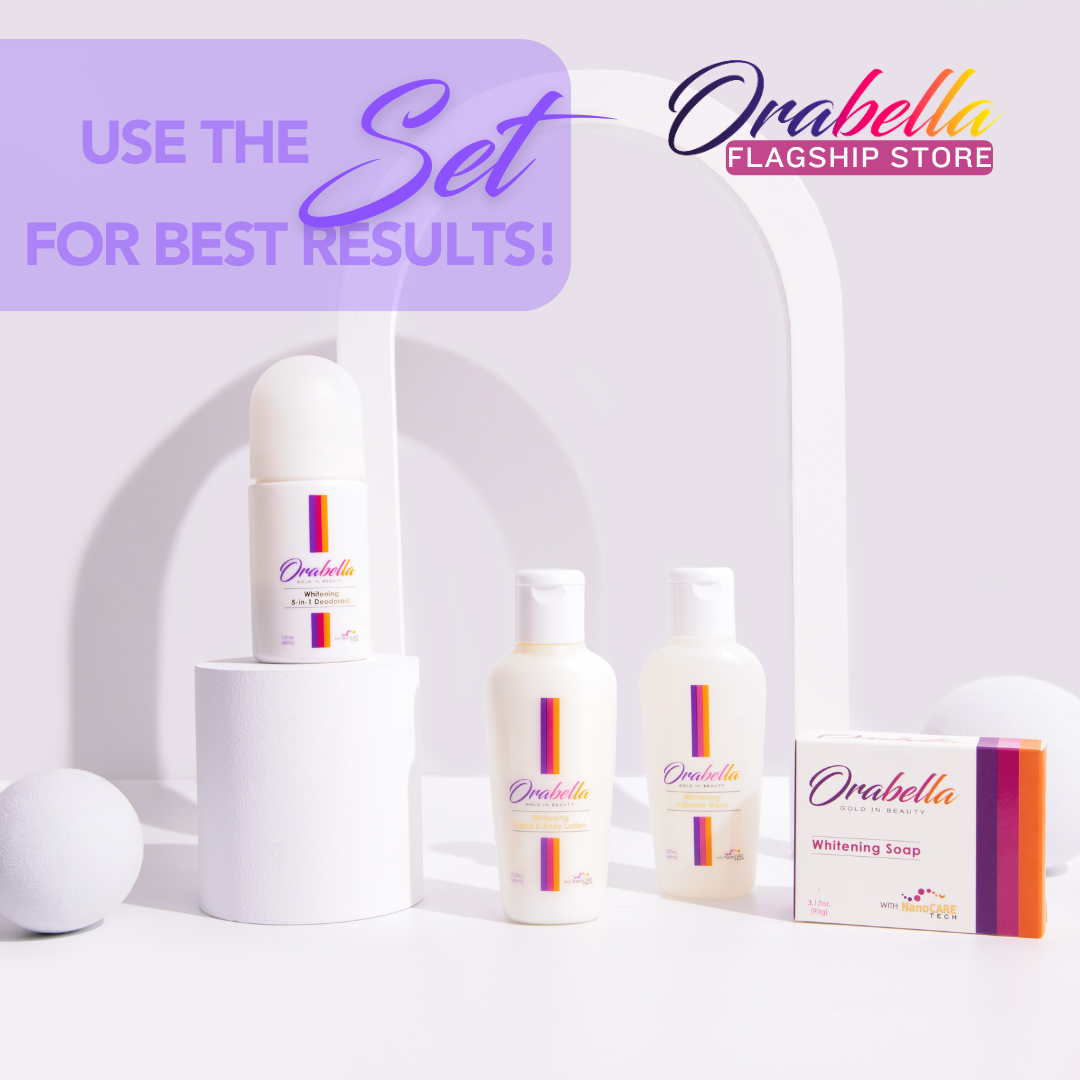 Orabella NanoCare Natural Whitening Soap 90g x2pcs+1FREE